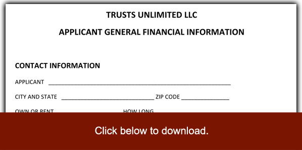 Trusts Unlimited General Financial Information